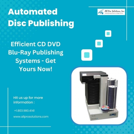 Efficient CD DVD Blu-Ray Publishing Systems